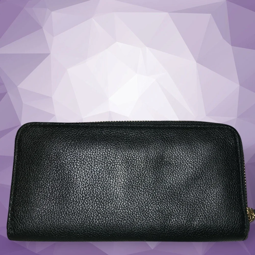 Fossil Leather Zip Around Wallet